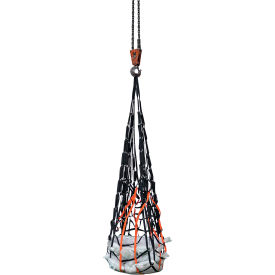 Cargo Lifting Net, 11" Mesh, 500 lb. Capacity, 10'L x 10'W, Black