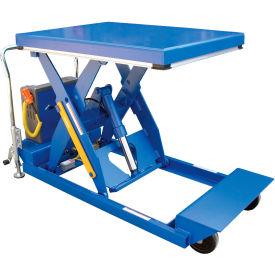 304 Stainless Steel Scissor Cart, 64-3/8" x 24-3/8" Platform, 3000 lb. Capacity