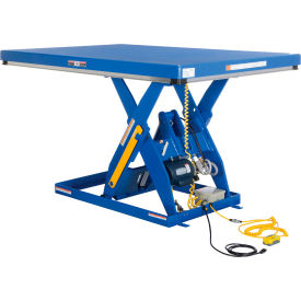 Steel Electric Hydraulic Lift Table, 72-3/8"L x 48-3/8"W, 2000 Lb. Capacity