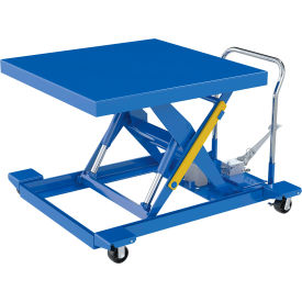 Steel Hydraulic Elevating Cart, 42-3/8" x 42-3/8" Platform, 2000 lb. Capacity