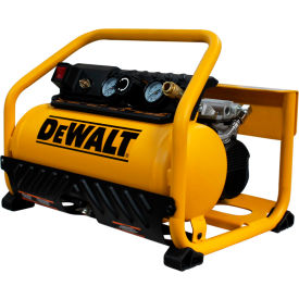 Quiet Portable Electric Air Compressor, Horizontal, 1.6 Gallon Cap., 2.5 CFM, 3/4 HP
