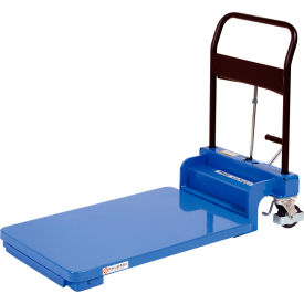 Steel Heavy Duty Scissor Lift Carts w/Foot Pump, 31-1/2" x 19-3/8" Platform, 400 lb. Cap