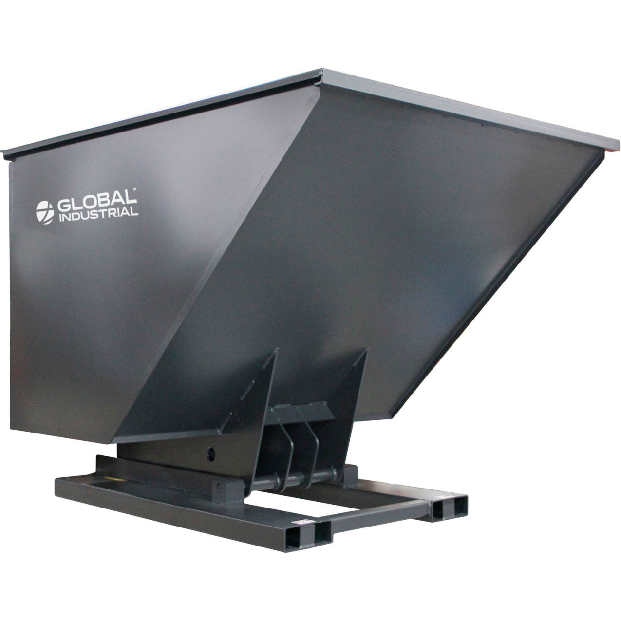 Hydraulic Powered Self-Dumping Forklift Hopper, 2 Cu. Yd., 2000 lb. Capacity