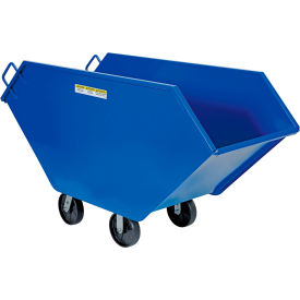 Steel Chip & Waste Truck, 1-7/16 Cu. Yd., 1500 lb. Capacity, Blue