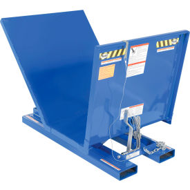 Steel Open Sided Hopper, 1 Cu. Yd., 2000 lb. Capacity, Blue