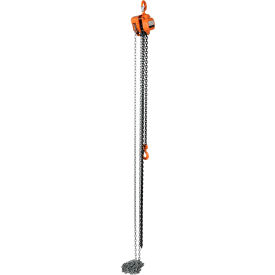 Professional Hand Chain Hoist, 2000 lb Capacity, 15' Lift