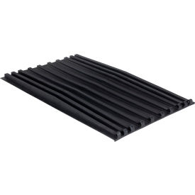 Polyethylene Heavy Duty D-Style Hopper Lid For 1-1/2 Cu. Yd. Hoppers, Black