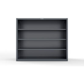 Extreme Duty Closed Shelving Unit, 3 Shelf, 72"W x 24"D x 60"H, Dark Gray