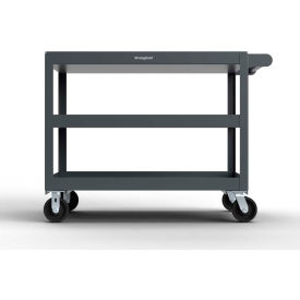 Mobile Service Cart, 4800 lb. Cap., 36"L x 24"W x 40"H, Dark Gray