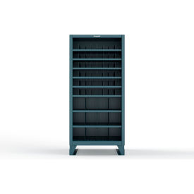 Extreme Duty Metal Bin Storage Shelving Unit, 36"W x 36"D x 78"H, Blue