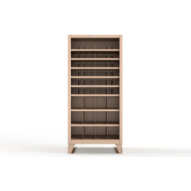 Strong Hold Extreme Duty Metal Bin Storage Shelving Unit, 36"W x 36"D x 78"H, Beige