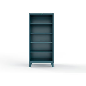 Extreme Duty Closed Shelving Unit, 4 Shelf, 36"W x 24"D x 72"H, Blue