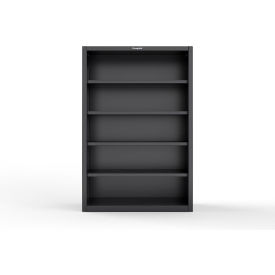 Extreme Duty Closed Shelving Unit, 4 Shelf, 48"W x 18"D x 72"H, Black