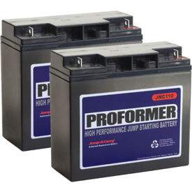 Jump-N-Carry Proformer Replacement Batteries For JNC1224/JNCXFE, Pack of 2
