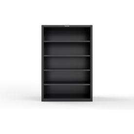 Extreme Duty Closed Shelving Unit, 4 Shelf, 48"W x 24"D x 72"H, Black