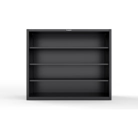 Extreme Duty Closed Shelving Unit, 3 Shelf, 72"W x 24"D x 60"H, Black
