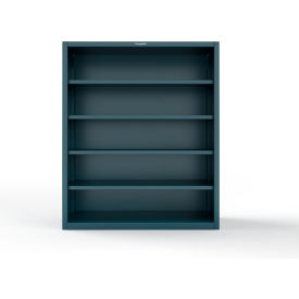 Extreme Duty Closed Shelving Unit, 4 Shelf, 60"W x 24"D x 72"H, Blue