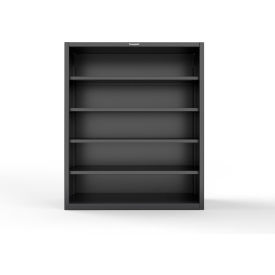 Extreme Duty Closed Shelving Unit, 4 Shelf, 60"W x 24"D x 72"H, Black