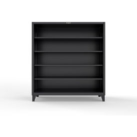 Extreme Duty Closed Shelving Unit, 4 Shelf, 72"W x 24"D x 72"H, Black
