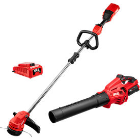 40V BL 2 Tools Combo Kit with 14" String Trimmer & Blower, 1 x 2.5Ah Battery, 60W Charger