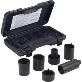 6-Piece 4WD Spindle Nut Socket Set, 1/2" Drive, 6 Point