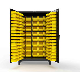 Extreme Duty All Bin Cabinet, 48" W x 24" D x 78" H, Black