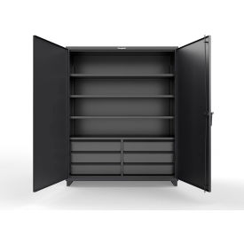 Extra Heavy Duty Cabinet, 60"W x 24"D x 75"H, Blue