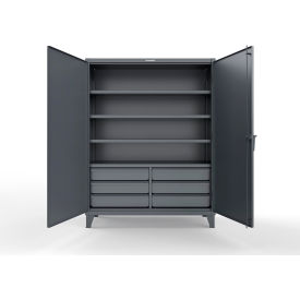 Extra Heavy Duty Cabinet w/CompX 150 Lock, 60"W x 24"D x 78"H, Gray