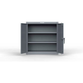 Extreme Duty Counter Height Cabinet, 12 Gauge, 36"W x 24"D x 36"H, Dark Gray