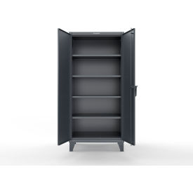 Extreme Duty Cabinet with CompX 150 Lock, 36"W x 24"D x 78"H, Dark Gray