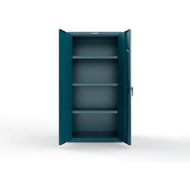 Heavy-Duty Cabinet with Regulator Lock, 36"W x 24"D x 72"H, Blue