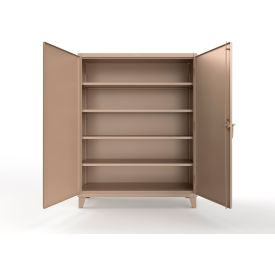 Extreme Duty Cabinet with Regulator Lock, 60"W x 24"D x 78"H, Beige