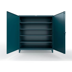 HD Steel Storage Cabinet with 4 Extra Deep Shelves, 72"W x 36"D x 78"H, Blue