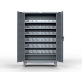 HD Steel Storage Cabinet with 6 Shelves, 72"W x 24"D x 78"H, Dark Gray