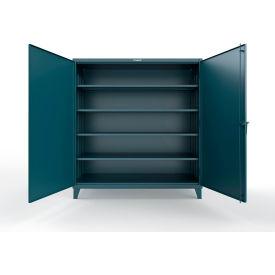 HD Steel Storage Cabinet with 4 Deep Shelves, 72"W x 30"D x 78"H, Blue
