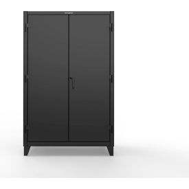 Extreme Duty Cabinet with 4 Extra Deep Shelves, 48"W x 36"D x 78"H, Black