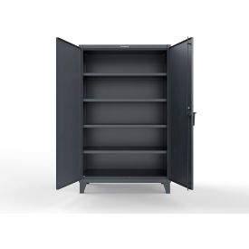 Extreme Duty Cabinet with Regulator Lock, 48"W x 24"D x 78"H, Dark Gray