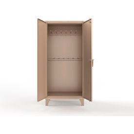 Extreme Duty Rigging Cabinet with 12 Hooks, 36"W x 24"D x 78"H, Beige
