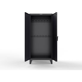 Extreme Duty Rigging Cabinet with 12 Hooks, 36"W x 24"D x 78"H, Black