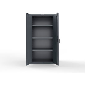 HD Cabinet with SecuRam ProLogic L22 Lock, 36"W x 24"D x 72"H, Dark Gray