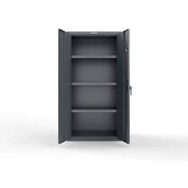 Heavy-Duty Cabinet with Regulator Lock, 36"W x 24"D x 72"H, Dark Gray