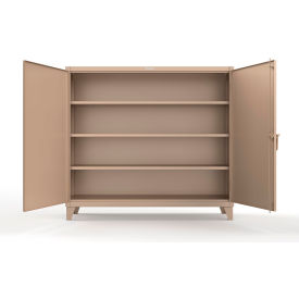 Extreme Duty Cabinet with 3 Shelves, 72"W x 24"D x 66"H, Beige