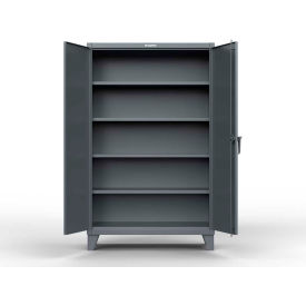 Extreme Duty Cabinet with 3 Shelves, 48"W x 24"D x 66"H, Gray