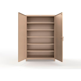 Extra Heavy Duty Cabinet with 5 Shelves, 48"W x 24"D x 75"H, Beige