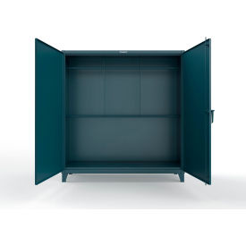 HD Steel Rigging Cabinet with Hooks, 72"W x 24"D x 78"H, Blue