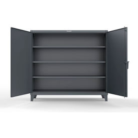 Extreme Duty Cabinet with 3 Shelves, 72"W x 24"D x 66"H, Dark Gray