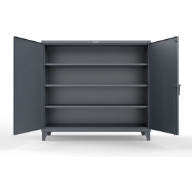 Heavy Duty Storage Cabinet, 72"W x 30"D x 66"H, Dark Gray