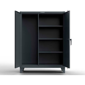 Heavy Duty Closet Storage Cabinet, 48"W x 24"D x 66"H, Gray