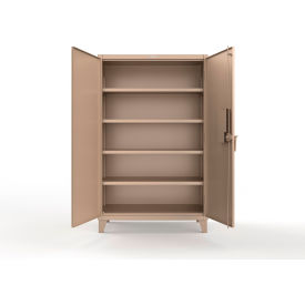 Extreme Duty Cabinet With CompX 150 Lock, 48"W x 24"D x 78"H, Beige