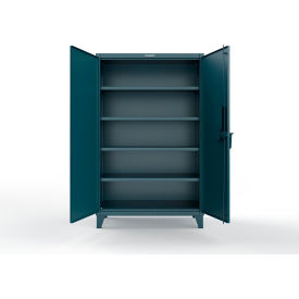 Extreme Duty Cabinet With CompX 150 Lock, 48"W x 24"D x 78"H, Blue